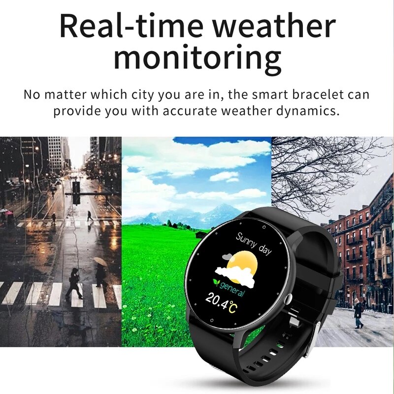 Relógio inteligente esport fitness para android ios smartwatch - Imagem 4