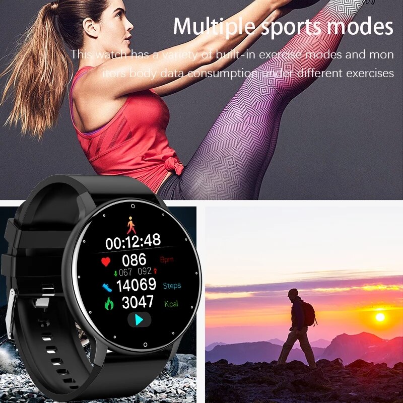 Relógio inteligente esport fitness para android ios smartwatch - Imagem 5