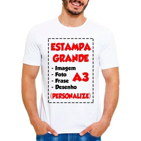 Camiseta estampa floral flores paisagem - Imagem 3