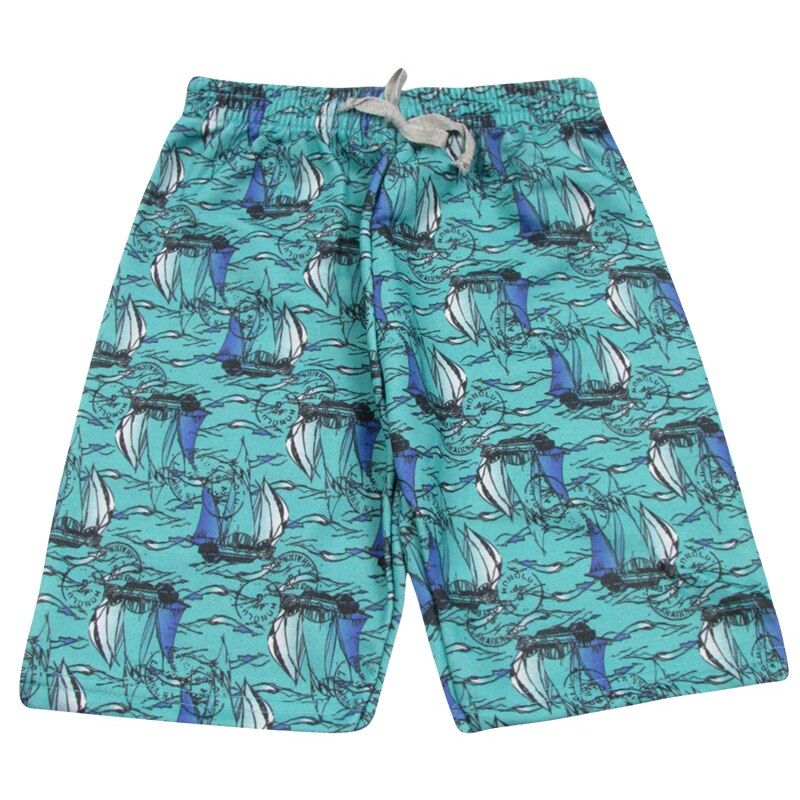 Kit 2 Conjuntos Conjunto Masculino Infantil Verão Camiseta Bermuda Estampada - Imagem 6